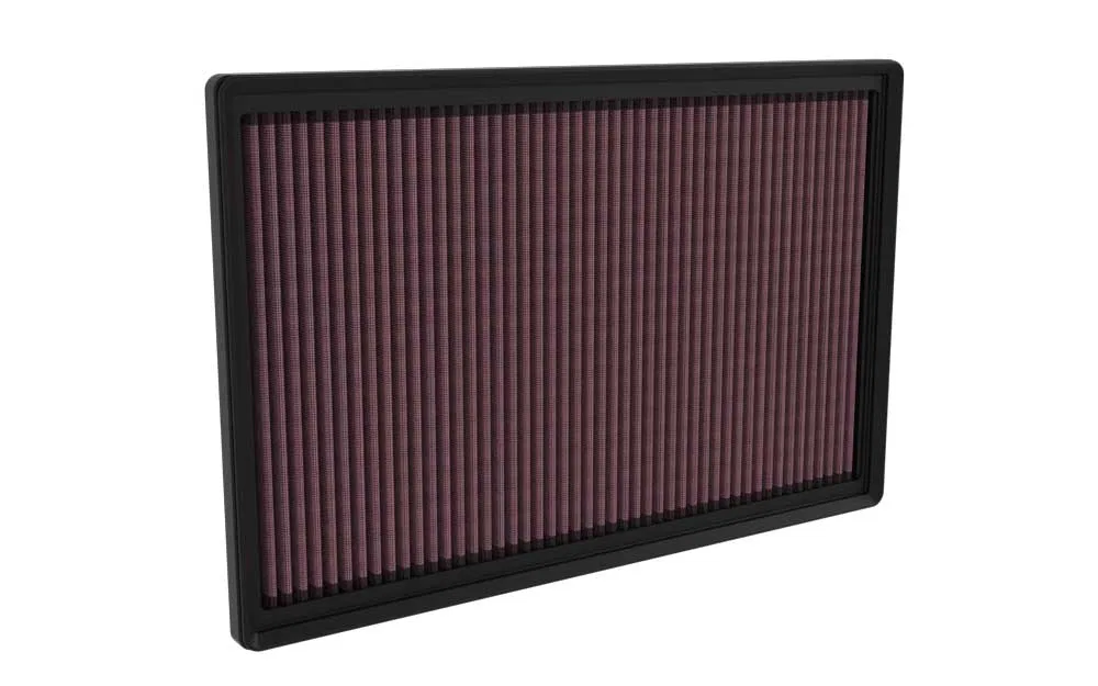 33-5142 – K&N FILTER Air Filter, Washable Red Cotton Gauze Panel